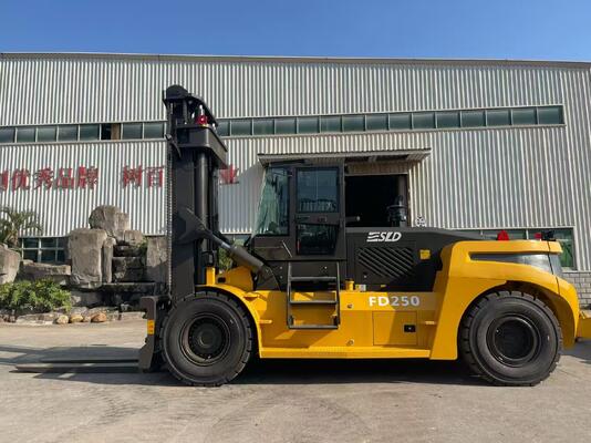 Carretilla elevadora para contenedores con altura de elevación de 6 metros, tipo caja, mástil interior y exterior, adecuada para aplicaciones de transporte de contenedores de carga pesada