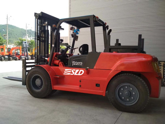 Palo de FD120 3000m m que levanta 12000kgs 12 Ton Heavy Fork Lift Truck