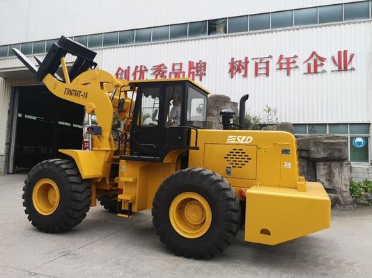 Bifurcación ininflamable de la bobina de Front End Loader With Steel de la carretilla elevadora 18T