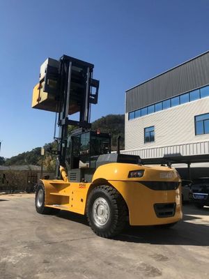 Envase material que maneja la carretilla elevadora pesada 25t 28 Ton Electronic Powershift de la elevación