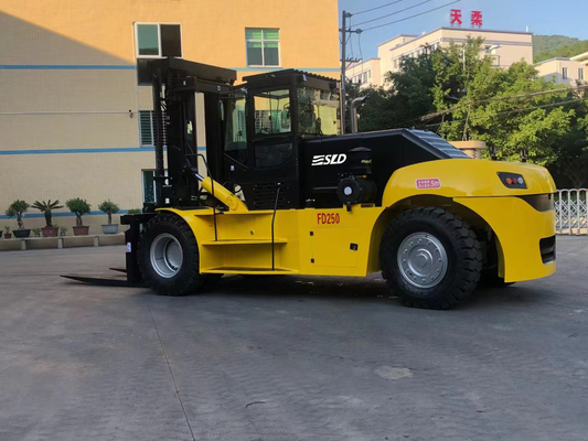 Equipos pesados de Ton Forklift Truck For Lifting de 25 toneladas 28 y envases pesados