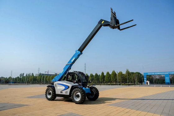 Carretilla elevadora telescópica para terreno áspero mini 4x4 2,5 toneladas 6 m de altura de elevación