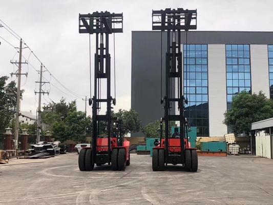 Carretilla elevadora diesel de 12 toneladas con altura de elevación de 6 m