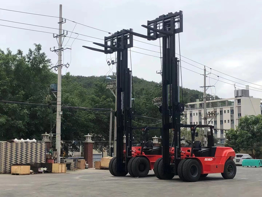 Carretilla elevadora de servicio pesado de 12 toneladas con motor Cummins
