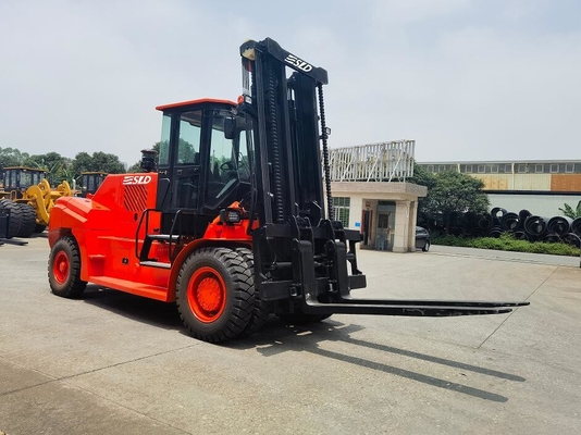 15 toneladas FD150 carretilla elevadora pesada con 1800 mm de longitud de tenedor para un manejo eficiente