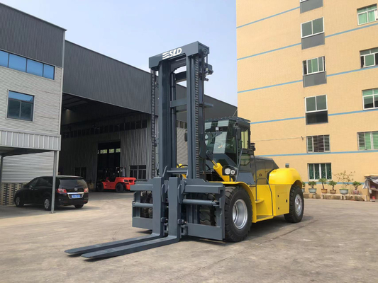 Camioneta elevadora de gran capacidad de 35 toneladas con conexión de tenedor de rendimiento superior