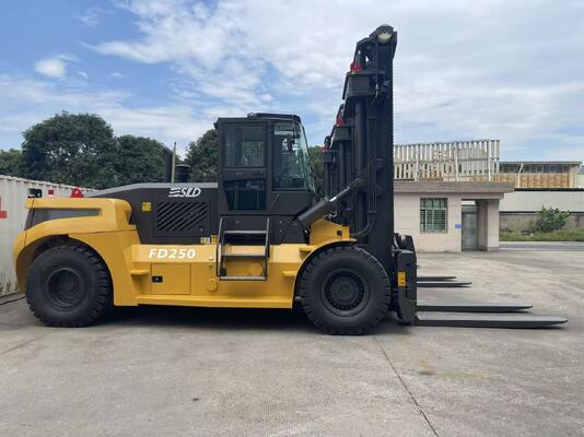 35 Ton Rolling Mill Heavy Duty Diesel Forklift Truck Handling Steel Billets