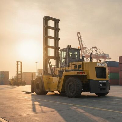 FD300 Port Stacking 30 Ton Heavy Lift Forklift Truck For Container Terminal