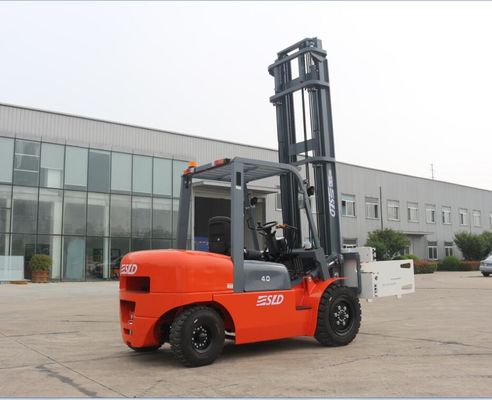 Abrazadera de la bala de FD40 4 Ton Diesel Powered Forklift With
