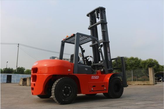 poder fuerte actuado diesel 7 Ton Forklift de la carretilla elevadora 7000kgs