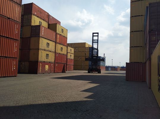 Controlador vacío del envase de la carretilla elevadora logística de la yarda 9000kgs 9t