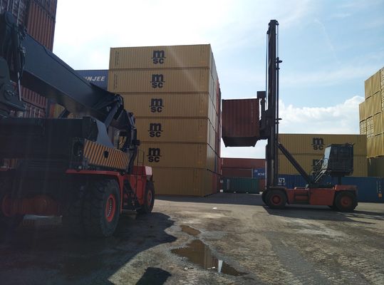 Controlador vacío del envase de la carretilla elevadora logística de la yarda 9000kgs 9t