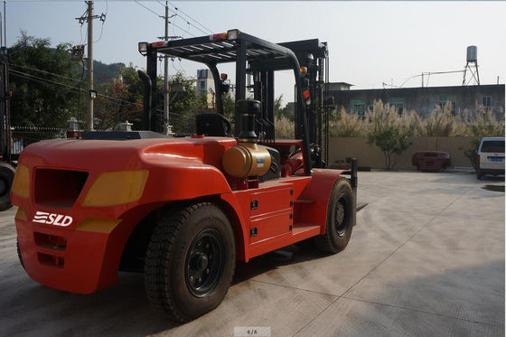 Levantador diesel de la carretilla elevadora de la tonelada 2.6k del palo FD120 12 del MOTOR 3000m m de Yuchai