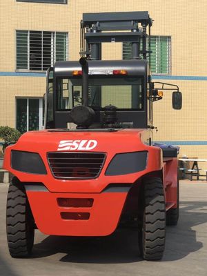 Manipulación de materiales carretilla elevadora pesada Cummins Engine de la elevación de 14 toneladas