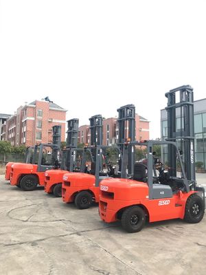 Carretilla elevadora actuada diesel hidráulica 4 Ton With Bale Clamp