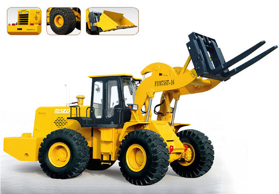 16t Front End Forklift Wheel Loader para manejar el mármol