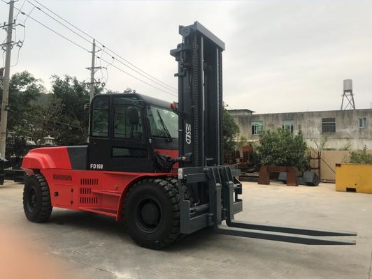 Cabina ancha A de la opinión de 16 Ton Counterbalance Forklift Truck With