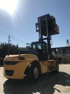 Envase material que maneja la carretilla elevadora pesada 25t 28 Ton Electronic Powershift de la elevación