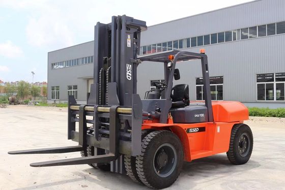peso 10 Ton Forklift del servicio de la carga clasificada 13000m m de la altura 10000kgs de la elevación de 3000m m