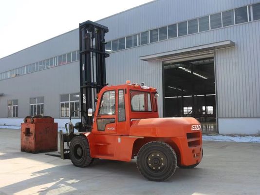 10 toneladas de la carga clasificada de ISUZU Engine Diesel Forklift 600m m de centro de la carga