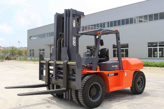 Carga de conducción resistente de Axle Diesel Forklift Truck Rated 10 toneladas