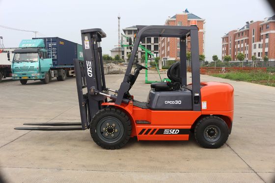 Carretilla elevadora diesel de FD30 3000kgs equipada del motor de ISUZU/de MITSUBISHI