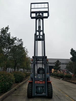 Transmisión hidráulica 4800m m 3 palo libre lleno de la etapa de Ton Diesel Forklift With 3