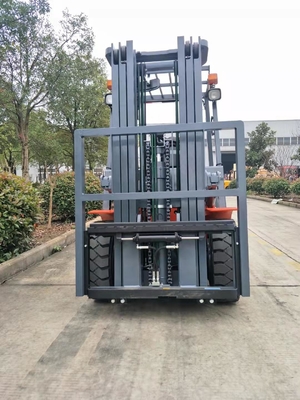 Transmisión hidráulica 4800m m 3 palo libre lleno de la etapa de Ton Diesel Forklift With 3