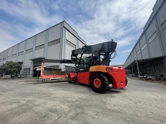 Carga de 45 toneladas CUMMINS QSM11-330 Container Reach Stacker Kessler L102 Eje de dirección